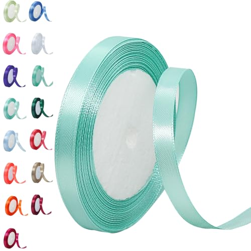 15 mm zum Basteln von Geschenken, 23 m Polyester, doppelseitige Geschenkverpackung, dicker Stoff für Geschenke, Blumensträuße, Kuchen, Hochzeitsdekoration von HCAXKFMMXU