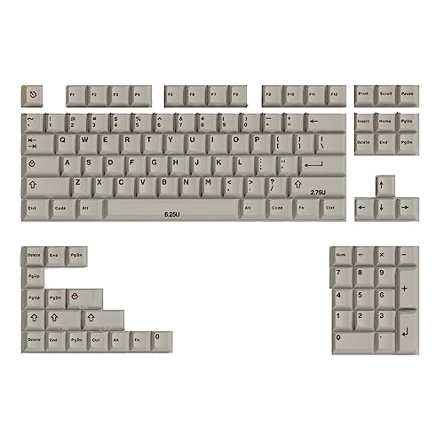 CherryProfile Tastenkappen-Set für 121 Tasten, mechanische Tastatur, ölbeständig von HDKEAN