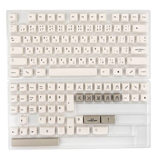 DYE-SUB-Tastenkappen für 64, 68, 96, 126 Layout, MX-Tastatur, 126 Stück von HDKEAN