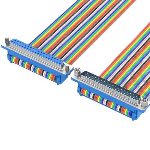 HDOYTXXM DB37 Männlich Weiblich Datenkabel Anschlüsse Draht Linie D Sub 37Pin Extender Kabel Für Drucker Barcode Maschine 20 Cm-10 M Länge von HDOYTXXM