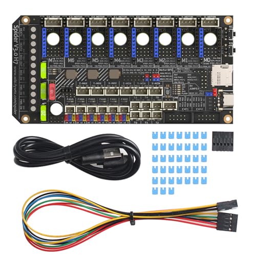 HDOYTXXM Fortschrittliches H7-32-Bit Mainboard Mit Unabhängigem Motorstromeingang 24 V/48 V Für 3D Drucker Upgrades von HDOYTXXM