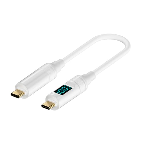 HDOYTXXM PD100W Schnellladekabel USB C Auf TypC Kabel Mit LED Bildschirm Unterstützt 8K Videoübertragung von HDOYTXXM