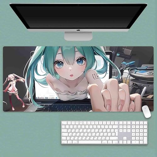 HDkxbf Spiel-Mauspad, Gaming-Laptop-Mauspad, Anime-Schreibtischunterlage, Anime-Mauspad, Gaming-Mauspad, Anime, Erweiterte PC-Tastatur, Wasserdicht Und rutschfest(Chuyin-08,800x300mm) von HDkxbf