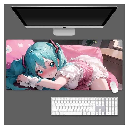 HDkxbf Spiel-Mauspad, Gaming-Laptop-Mauspad, Anime-Schreibtischunterlage, Anime-Mauspad, Gaming-Mauspad, Anime, Erweiterte PC-Tastatur, Wasserdicht Und rutschfest(Chuyin-20,900x400mm) von HDkxbf