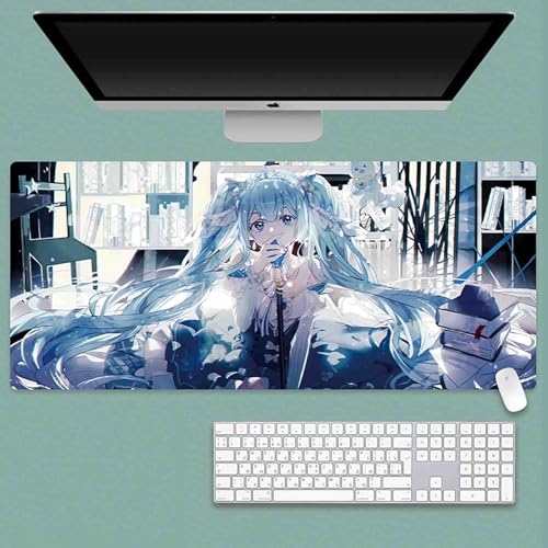 HDkxbf Spiel-Mauspad, Gaming-Laptop-Mauspad, Anime-Schreibtischunterlage, Anime-Mauspad, Gaming-Mauspad, Anime, Erweiterte PC-Tastatur, Wasserdicht Und rutschfest(Chuyin-54,800x300mm) von HDkxbf