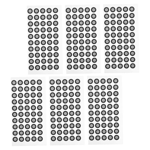 HEALLILY 6 Blätter Reflektierende Folie für den Scanner Markierungspunkt für 3D-Scanner Bezugsmarkierungspunkt reflektierender Filmpunkt Referenzpunkte zum Scannen das Haustier von HEALLILY