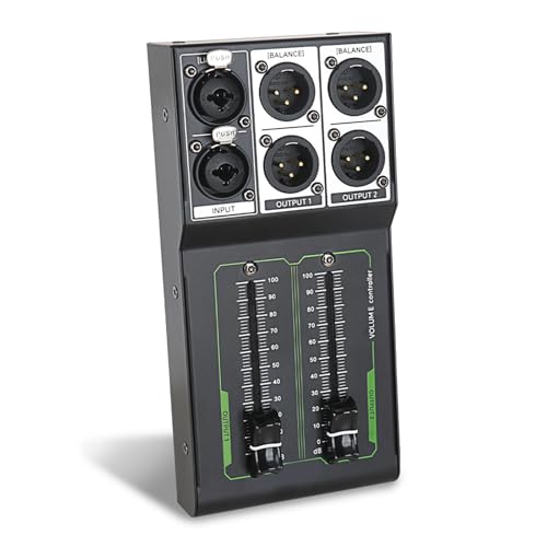 Haltbarkeit Metall Musik Sound Controller Für Mikrofone Lautsprecher Langlebige Auftritte Plug and Play Ohne Strom von HEEZOU