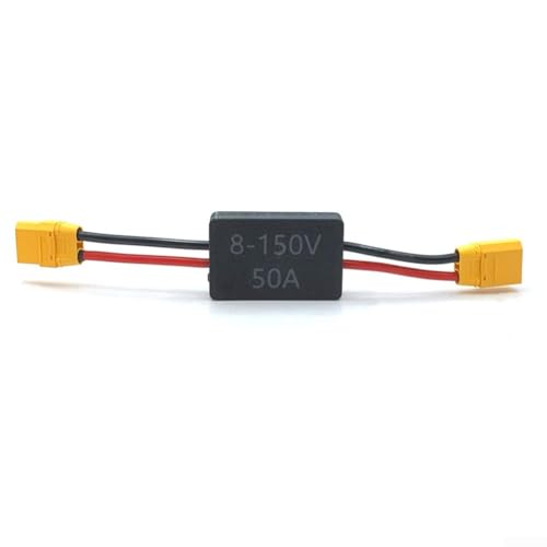 HEIBTENY 8-150 V 25 A/50 A Leistungsmesser Flugzeugmodell LIPO-Batteriespannungs- Und Kapazitätstester, XT60-Schnittstelle, 1,5-Zoll-LCD-Bildschirm(B) von HEIBTENY