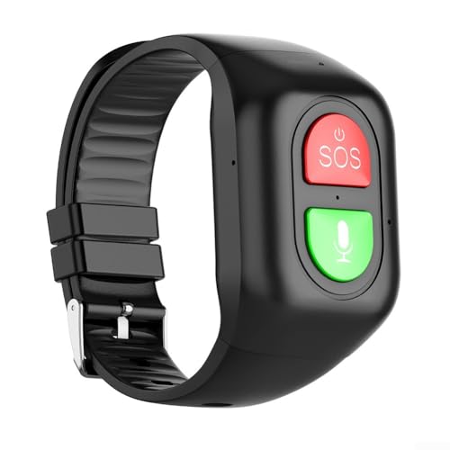 HEIBTENY notrufknopf für senioren sturzerkennung Smartwatch Notruf Uhr mit Sturzerkennun GPS Senioren mit Ortung 4G-Konnektivität Hilfsmittel Notfallarmband (Keine SIM-Karte) von HEIBTENY