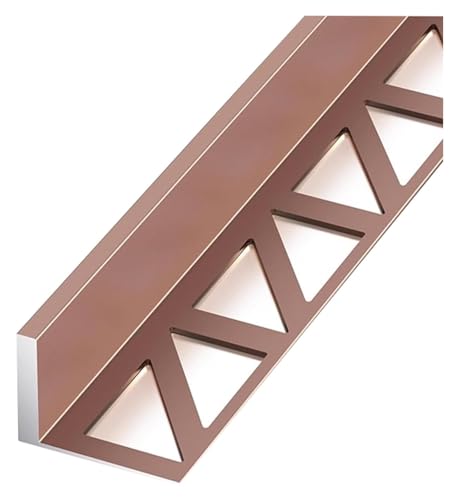 Übergangsprofil, Höhenausgleichsprofil, Metallschwellenkantenabdeckung for Betonboden, Übergangsstreifenabdeckung for Vinyl/Laminat/Fliesen(Rose Gold) von HEIDOUOZ