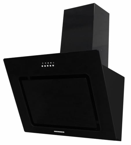 HEINNER DCH-650RGBK Schräghaube Einbau Dunstabzugshaube 60 cm, Umluft 586 m³/h, 3 Einstellungen, Schwarzes Glas HEINNER DCH-650RGBK Schräghaube Einbau Dunstabzugshaube 60 cm, Umluft 586 m³/h, 3 Einstellungen, Schwarzes Glas von HEINNER