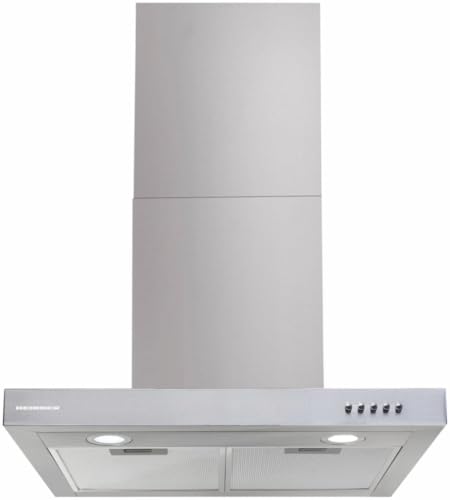HEINNER HDCH-360TSS T-Form - Wandhaube Dunstabzugshaube 60 cm, 3 Einstellungen, Abzugshaube Umluft 308 m³/h, Edelstahl, Silber HEINNER HDCH-360TSS T-Form - Wandhaube Dunstabzugshaube 60 cm, 3 Einstellungen, Abzugshaube Umluft 308 m³/h, Edelstahl, Silber von HEINNER