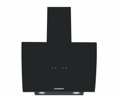 Heinner A+ HDCH-5960RGBK Touch Control Schräghaube 60cm, Dunstabzugshaube mit Umluft 576,2 m³/h, 3 Ebenen, Glas schwarz Heinner A+ HDCH-5960RGBK Touch Control Schräghaube 60cm, Dunstabzugshaube mit Umluft 576,2 m³/h, 3 Ebenen, Glas schwarz von HEINNER