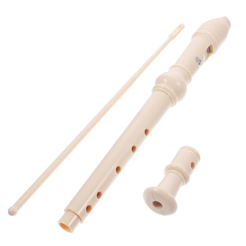 HEMOTON 1 Set Anfänger 6 Loch Klarinette Musikspielzeug Audiorecorder Musikinstrumente Tonbandgerät Sopranblockflöte Für Blockflöte Für Anfänger Kinderinstrument Weißes Abs von HEMOTON