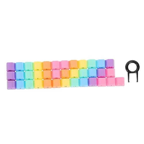 HEMOTON 4 Sätze Tastenkappe Kirsche Tastatur Bunte Tastatur Mechanical Keyboard mechanische tatatur keycap Computertastaturen Tastatur-Dekor Tastaturschutz scheinen Suite pbt Klaviatur Abs von HEMOTON