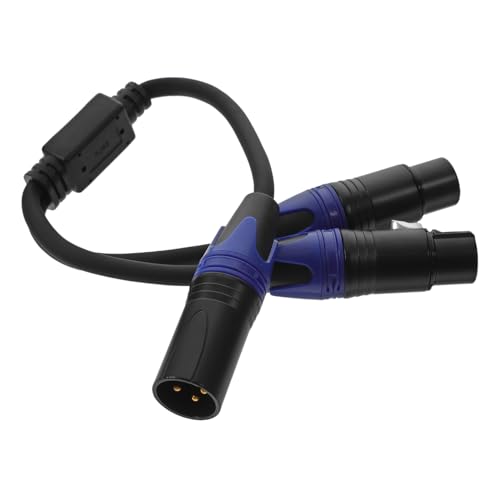 HEMOTON Xlr Audiokabel Mikrofonteil 3 Poliges Mikrofonkabel Xlr Splitter Xlr Auf Xlr Kabel Mikrofonzubehör Xlr Auf Xlr Mikrofonkabel 3 Poliges Mikrofonkabel Kupferblau von HEMOTON