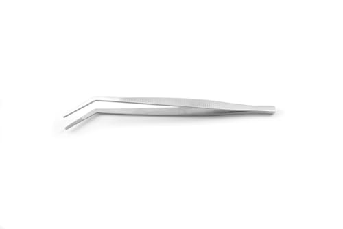 HENDI Pinzette gebogen, Kochpinzette, Anrichten, Platzieren und Wenden von Lebensmitteln, Geschirrspülmaschinengeeignet, 240mm, Edelstahl 18/0 HENDI Pinzette gebogen, Kochpinzette, Anrichten, Platzieren und Wenden von Lebensmitteln, Geschirrspülmaschinengeeignet, 240mm, Edelstahl 18/0 von HENDI