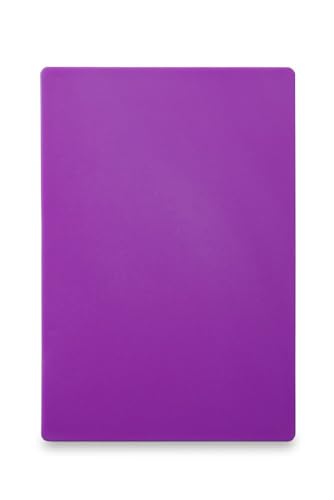 HENDI Schneidbretter, HACCP, Beidseitig nutzbar, für antiallergisch, 600x400x(H)18mm, HDPE 500 Kunststoff, violett von HENDI