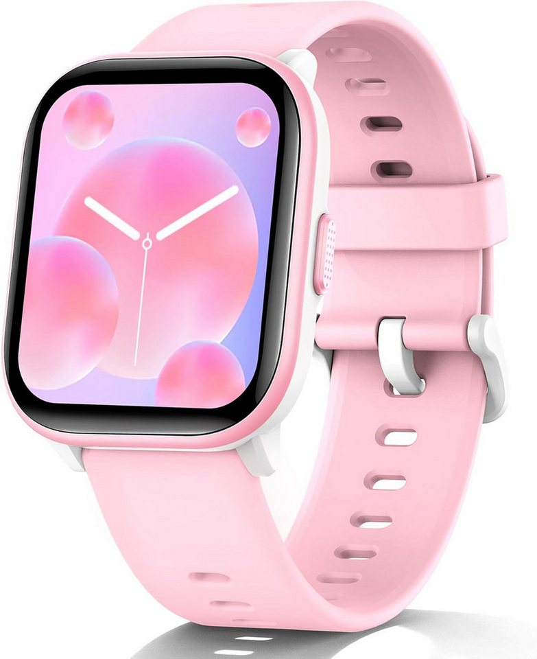 HENGTO Geburtstagsgeschenke Spielzeug Geschenk für Mädchen Jungen Kinder Smartwatch (1.5 Zoll), mit 20 Sport Modi, Schrittzähler, Schlafmonitor von HENGTO