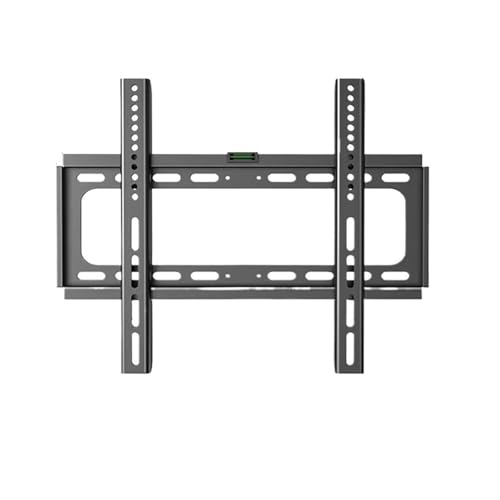 HEPUP TV-Wandhalterung für die meisten Flach-/gebogenen Fernseher mit max. VESA 400 x 400 mm bis zu 50 kg, platzsparende Universal-TV-Halterung von HEPUP