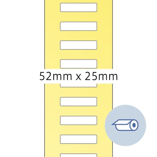 HERMA 4247 Thermodrucker Etiketten, 5000 Stück, 52 x 25 mm, selbstklebend, Papier Thermotransfer Etiketten Aufkleber auf Rolle für Etikettierdrucker Beschriftungsgerät Label Maker Labeldrucker, weiß HERMA 4247 Thermodrucker Etiketten, 5000 Stück, 52 x 25 mm, selbstklebend, Papier Thermotransfer Etiketten Aufkleber auf Rolle für Etikettierdrucker Beschriftungsgerät Label Maker Labeldrucker, weiß von HERMA