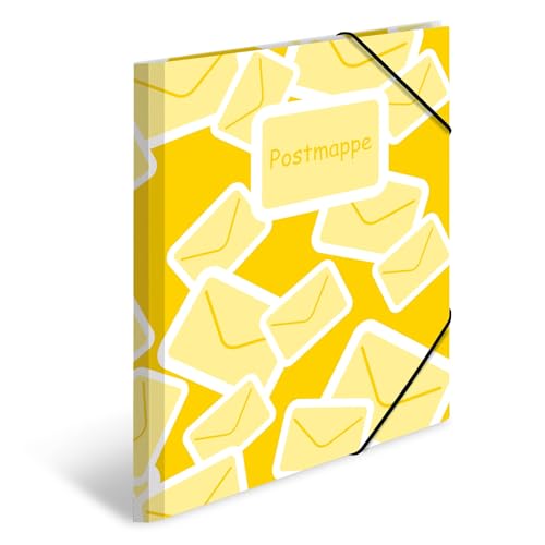 HERMA Postmappen A4 Gelb Set, 3 Stück, Kinder Juris-Mappen aus Kunststoff, Sammelmappen mit Motiv, Gummizug, Innenklappen und Innendruck für Jungen und Mädchen HERMA Postmappen A4 Gelb Set, 3 Stück, Kinder Juris-Mappen aus Kunststoff, Sammelmappen mit Motiv, Gummizug, Innenklappen und Innendruck für Jungen und Mädchen von HERMA