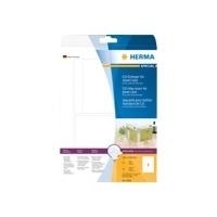 HERMA Special - CD Jewel Case Insert - wei� - 151 x 118 mm 25 Stck. (25 Bogen x 1) (5036) von HERMA