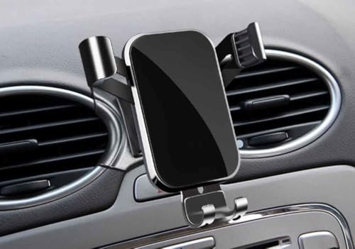 HESTAYAY Handyhalterung Auto für Ford Focus Classic 2005 2006 2007 2008-2011, Kfz Handyhalterung Auto Lüftung Halter, 360° Drehbar Handy Halterung, Stabil Smartphone Halterung Auto Zubehör,A Black von HESTAYAY