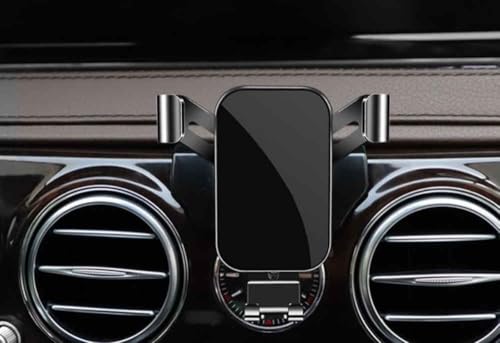 HESTAYAY Handyhalterung Auto für Mercedes Benz S Class 2014 2015 2016 2017-2020, Kfz Handyhalterung Auto Lüftung Halter, 360° Drehbar Handy Halterung, Stabil Smartphone Halterung Auto Zubehör von HESTAYAY