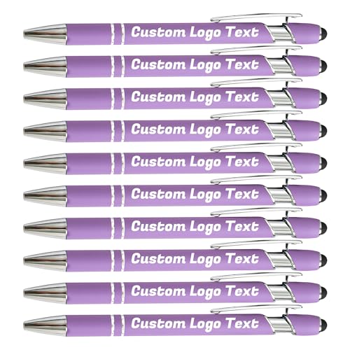 HEYZARDA Kugelschreiber mit Gravur Kugelschreiber Personalisiert mit Namen Text Logo Lila 10 Pcs HEYZARDA Kugelschreiber mit Gravur Kugelschreiber Personalisiert mit Namen Text Logo Lila 10 Pcs von HEYZARDA