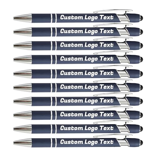 HEYZARDA Kugelschreiber mit Gravur Kugelschreiber Personalisiert mit Namen Text Logo Marine 10 Pcs HEYZARDA Kugelschreiber mit Gravur Kugelschreiber Personalisiert mit Namen Text Logo Marine 10 Pcs von HEYZARDA