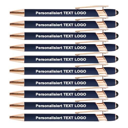 HEYZARDA Kugelschreiber mit Gravur Namen Text Logo für Büro Schule Business Stift 10 Pc blau HEYZARDA Kugelschreiber mit Gravur Namen Text Logo für Büro Schule Business Stift 10 Pc blau von HEYZARDA
