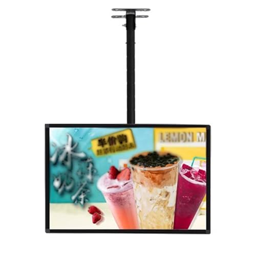 HGOuhK LED-Hintergrundbeleuchtetes Menübrett, TV-Lichtkastenschild, verstellbarer hängender Standschilderrahmen mit Schnapp-Aluminiumrahmen, LED-Licht-Posterhalter, 1 Poster-Menü (A-60 x 50 cm) von HGOuhK