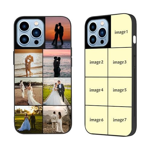 HHB18I Generische Foto-Handyhülle, entworfen für iPhone 15, 14, 13, 12, 11 Pro Max Plus Mini 7/8, personalisierbar, gestalten Sie Ihre eigene iPhone-Hülle für Familie, Freunde, Paare, Geschenk (5 von HHB18I