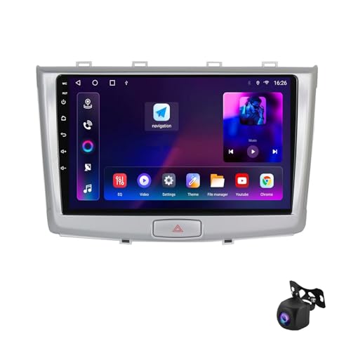 Doppel-DIN-Autoradio 22,9 cm Touch-Screen-Haupteinheit für Great Wall Haval H6 2016–2018 mit Carplay & Android Auto, Bluetooth-MP5-Player, unterstützt SWC/Mirror Link/DSP (XY8 8Core 6+128G) von HIBIYA