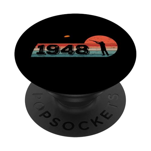 Jahrgang 1948 Tontauben Geburtstagsshirts Tontaubenschießen PopSockets Klebender PopGrip von HIER KLICKEN FÜR MEHR Tontauben Geburtstagsshirts