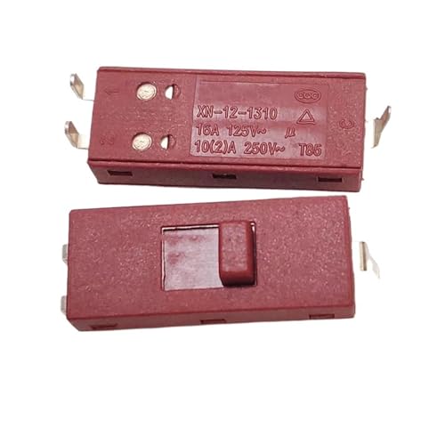 XN-12-1310 Schalter for elektrischen Haartrockner, dreipoliger Kippschalter mit zwei Geschwindigkeiten, Schalter for Elektroherd, 10 A, 250 V, T85, 16 A, 125 V(Clubfoot,1pcs) von HIHSYEWYB