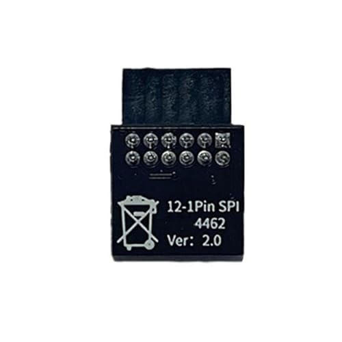 HIOPOIUYT TPM2.0 Verschlüsselung Sicherheitsmodulplatine Remote Karte TPM2.0 SPI 12Pin Motherboards Kartenentwicklungsplatine Ersatz von HIOPOIUYT