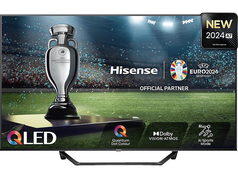 HISENSE 65A7NQ QLED TV (Flat, 65 Zoll / 164 cm, UHD 4K, SMART TV) von HISENSE