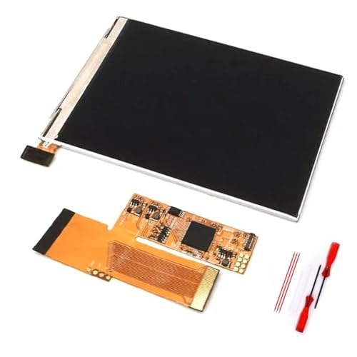 HISPEEDIDO LCD-Display mit Hintergrundbeleuchtung, V2 IPS, 10 Helligkeitsstufen, 5-in-1-Reparatur, verbesserte, benutzerdefinierte Mod-Kits, kompatibel mit Game Boy AdvanceGBA von HISPEEDIDO