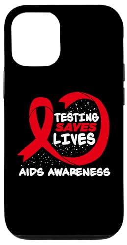 Hülle für iPhone 12/12 Pro Kämpfer für den Welt-AIDS-Tag am roten Band zur Bekämpfung von HIV von HIV Awareness Red Ribbon Support Outfit