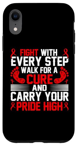 Hülle für iPhone XR Kämpfer für den Welt-AIDS-Tag am roten Band zur Bekämpfung von HIV von HIV Awareness Red Ribbon Support Outfit