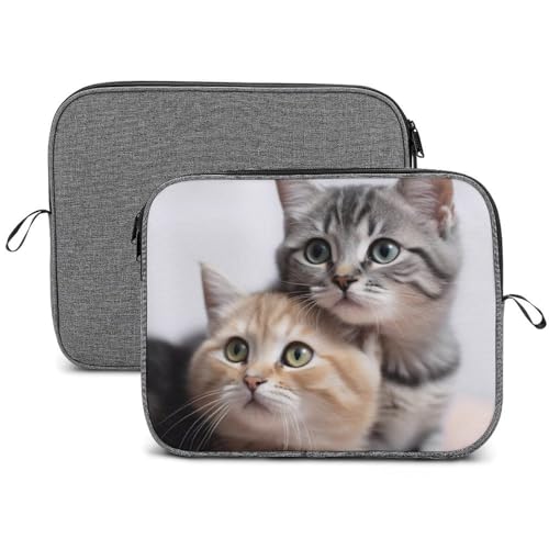 CatsLaptop Sleeve Bag 13-14 Zoll Notebook Hülle Stoßfest Computer Tragen Schutzhülle Wasserabweisende Hülle Tasche für Männer Frauen von HJKBCV