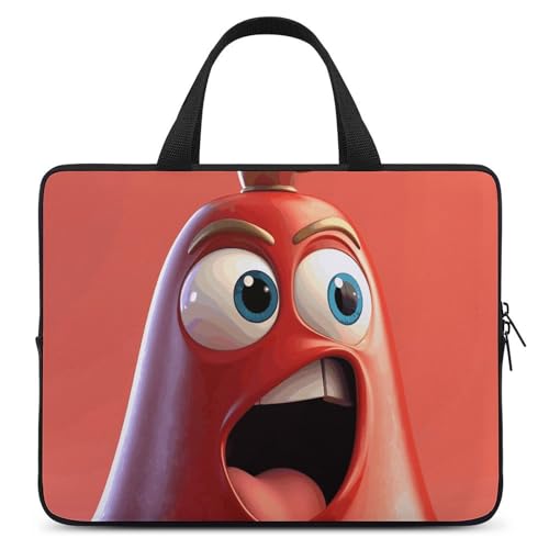 Laptop-Umhängetasche, 33 cm (13 Zoll), Cartoon-Design, Bell79546220-007d-11ef-8e6d-d148611795c7, Laptop-Tasche, Tragetasche für Herren und Damen von HJKBCV