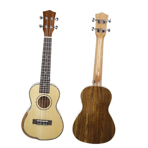 23 Zoll Ukulele 4 Saiten Hawaiian Gitarre Fichte Panel Ukulele Mit Tasche Saiten Stimmgerät Gitarrenteile & Zubehör ukulele anfänger von HJKLBGT