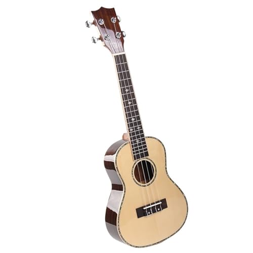 24-Zoll/26-Zoll-Ukulele Aus Massiver Fichte, Kleine Hawaiianische Ukulele-Gitarre ukulele anfänger(24) von HJKLBGT