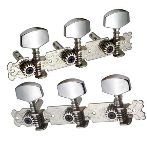 Gitarren Tuning Stecker Set Gitarrenzubehör Metall Klassisch 3L 3R Gitarrenteile Mechaniken Stimmwirbel Stimmgeräte Schlüsselteile Gitarrensaite von HJKLBGT