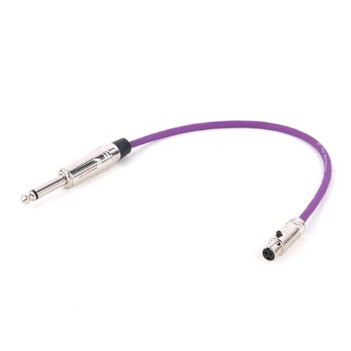 HJKLBGT Professionelles Gitarrenkabel 1 STÜCKE Mini Buchse Auf 6,35mm 1/4 "TS Gitarre Bass Instrument Verlängerung Adapter Kabel 0,3 M-30 M(Purple,10m) von HJKLBGT