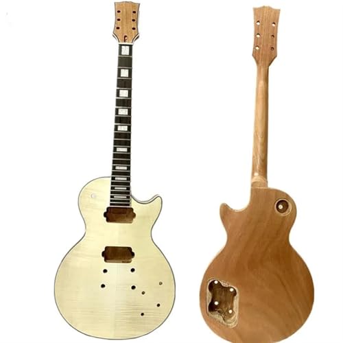 Unvollendeter Gitarrenkorpus 1 Set DIY E-Gitarre Für LP-Gitarre Mahagoni-Korpus Unvollendete E-Gitarre von HJKLBGT