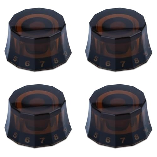 gitarrenzubehör set 3/4PCS Elektrische Gitarre Tone Volume Control Knöpfe Für LP/SG Elektrische Gitarre Gitarre Zubehör(F 4PCS) von HJKLBGT